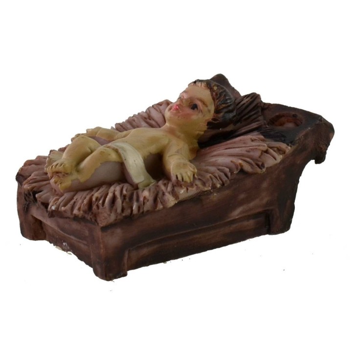 Natividad 5 figuras en resina serie 11 cm