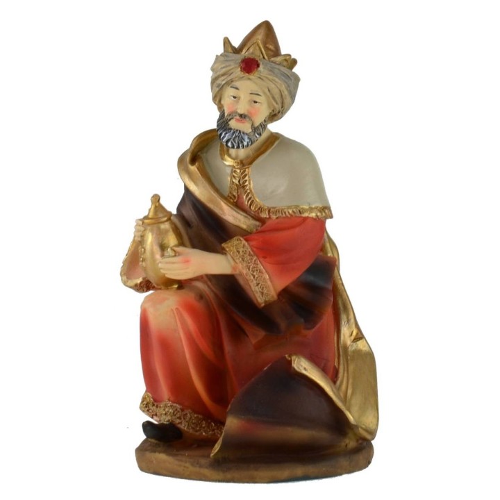 Conjunto de 3 Reyes Magos en resina serie 20 cm