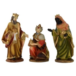 Conjunto de 3 Reyes Magos en resina serie 20 cm