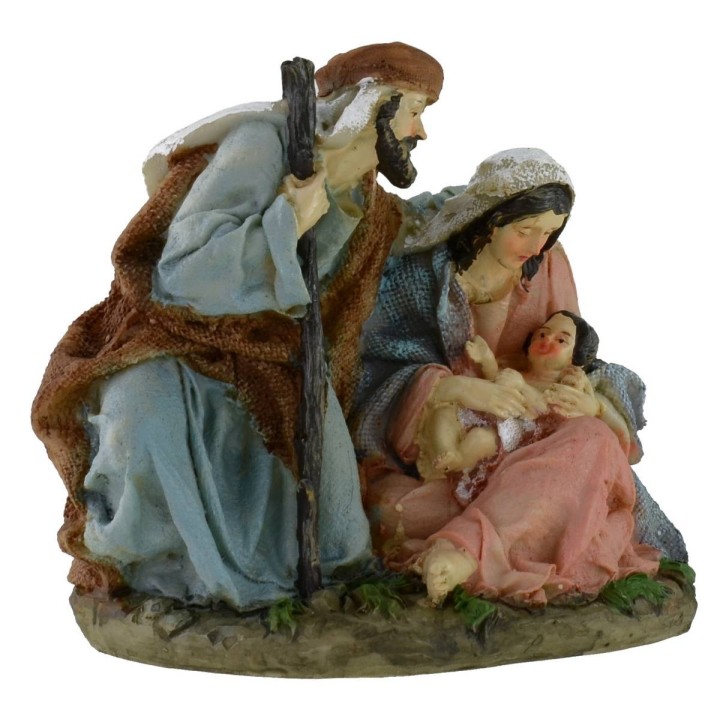 Natividad monobloque en resina cm 15x11x14,6 h