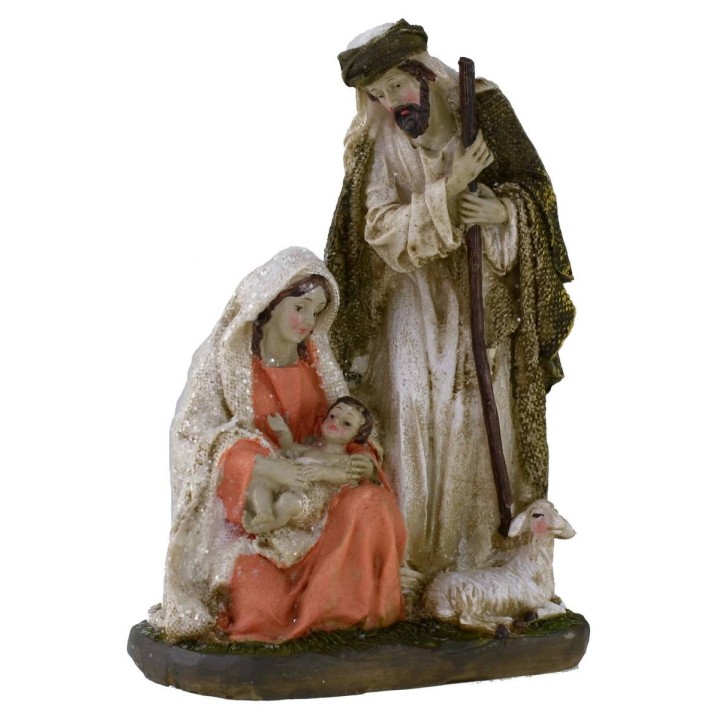 Natività monoblocco in resina cm 14x8x20 h cm