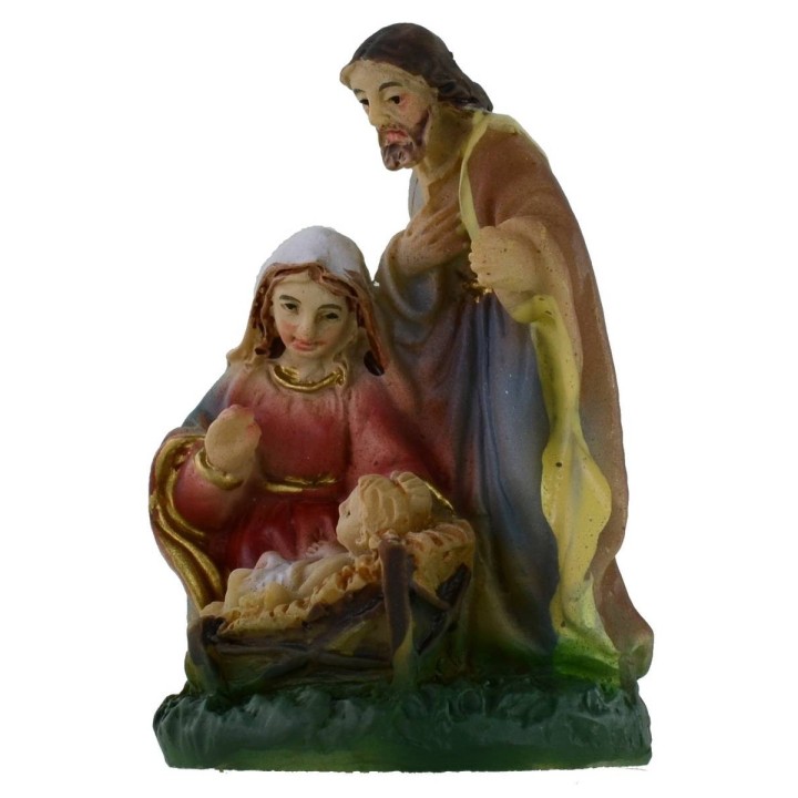 Nativity 4 cm in resin
