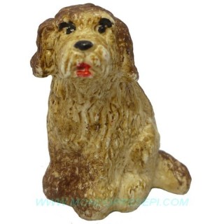Cane seduto per figure cm 8-10