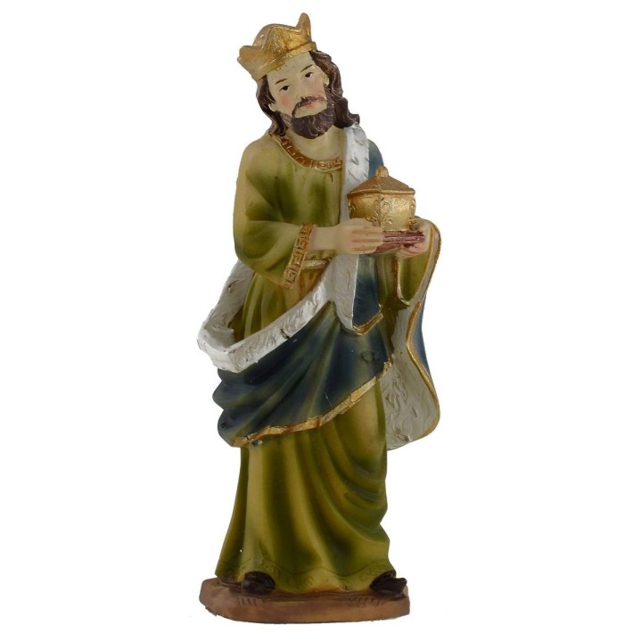 Natività in set da 11 soggetti 9 cm in resina