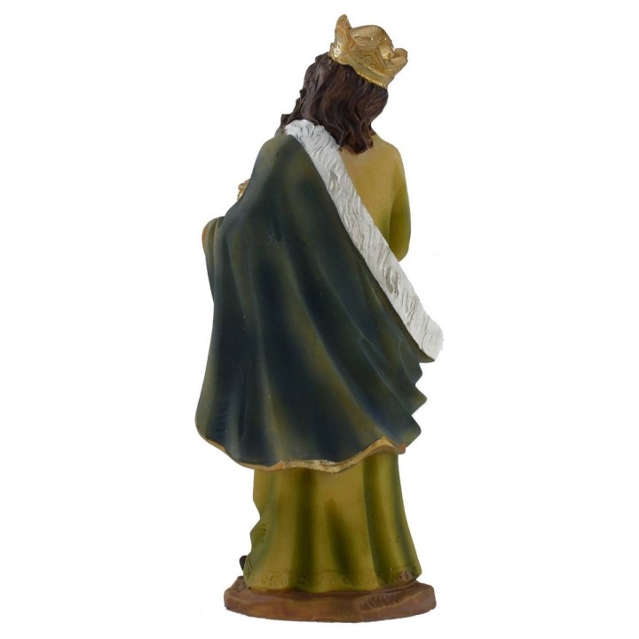 Nativity set of 11 subjects 9 cm in resin