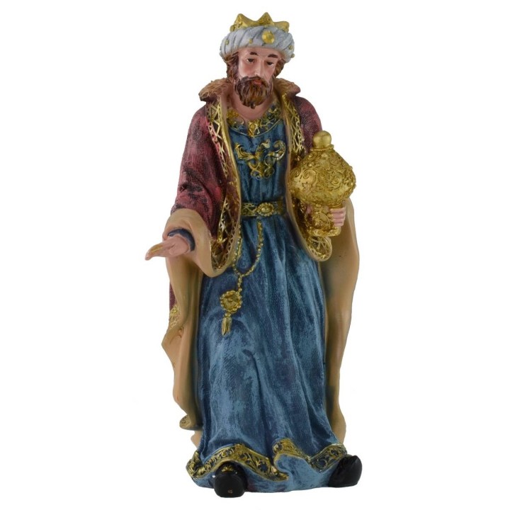 Natività in set 11 soggetti cm 27 per presepe