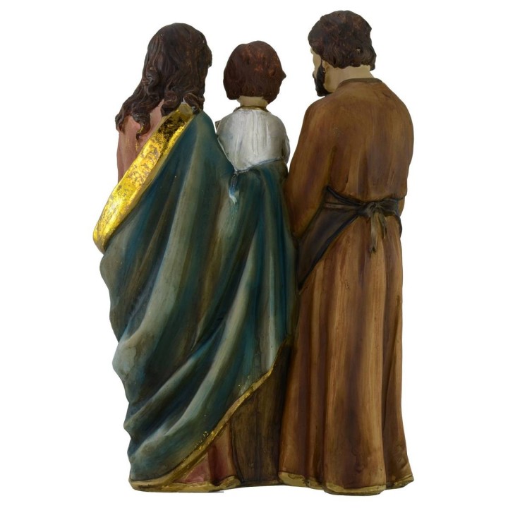 Sacra Famiglia in resina cm 18,5x9,5x31 h cm