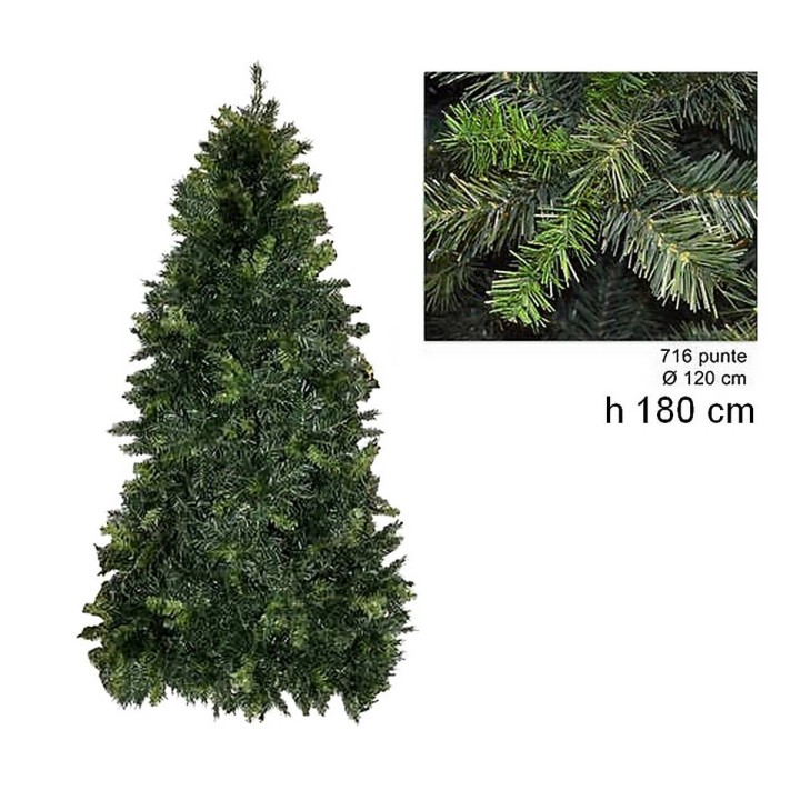 Árbol de Navidad pino Luciano 180 cm ramas 716