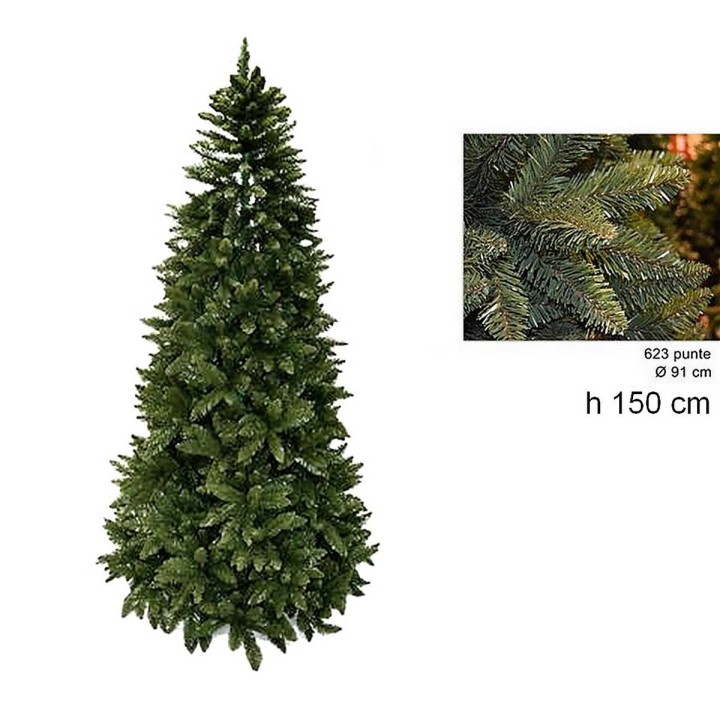 Albero di Natale pino Everest 150 cm rami 623