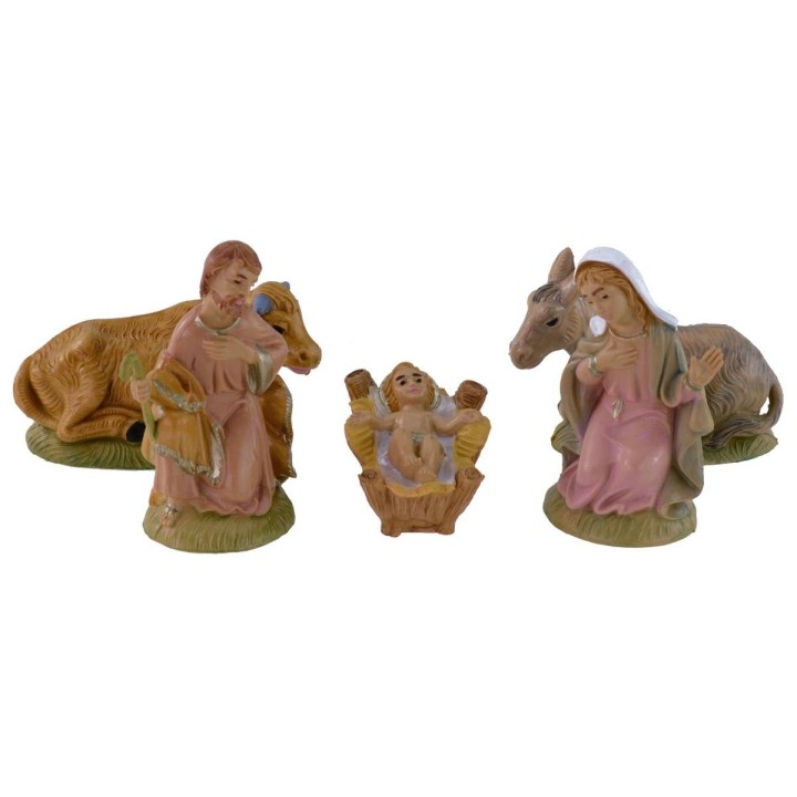 Natività 8 soggetti serie 8 cm in pvc