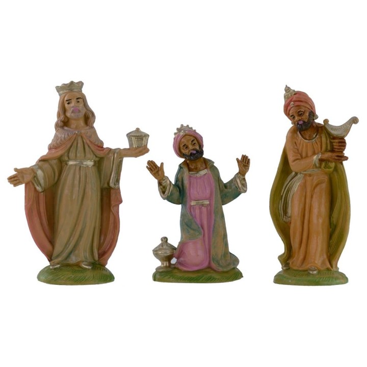 Nativity 8 subjects series 9 cm in pvc