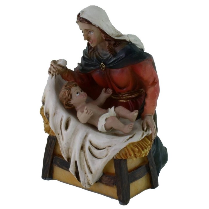 Natividad 3 figuras en resina serie 10 cm