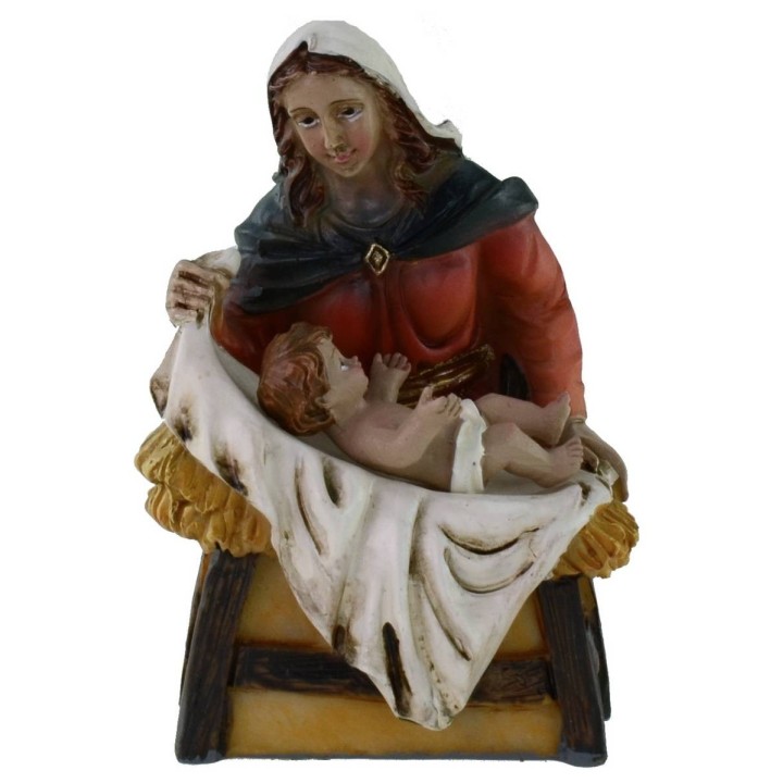 Natividad 3 figuras en resina serie 10 cm