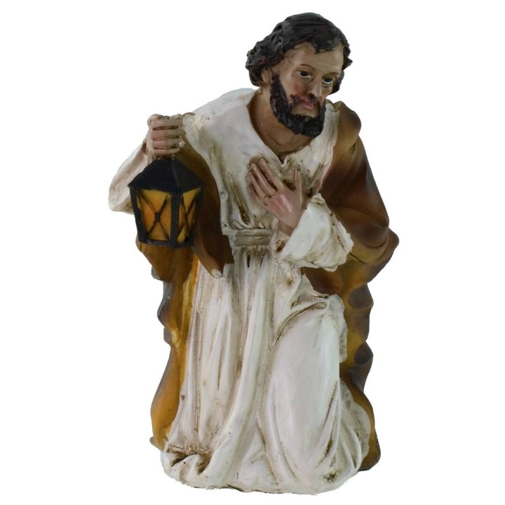 Natività 3 soggetti in resina serie 10 cm