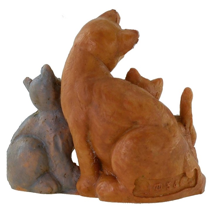 Famiglia di gatti serie 12 cm Fontanini