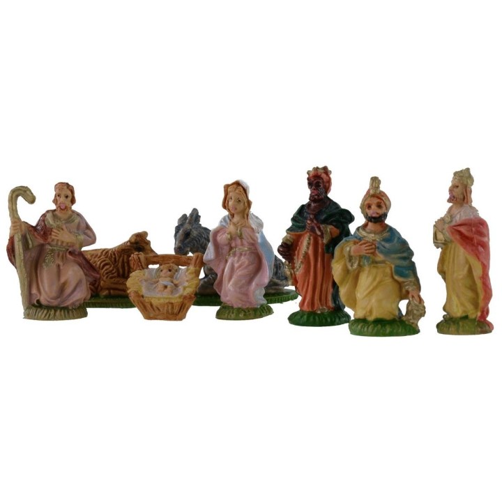 Natividad 8 figuras 4 cm