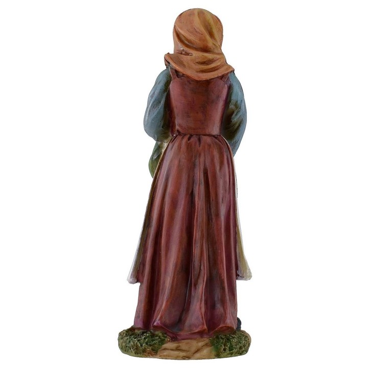 Woman with bassoon 20 cm in resin