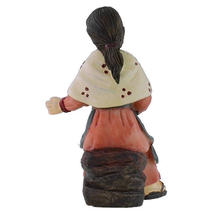 Sacra famiglia 10 cm in resina