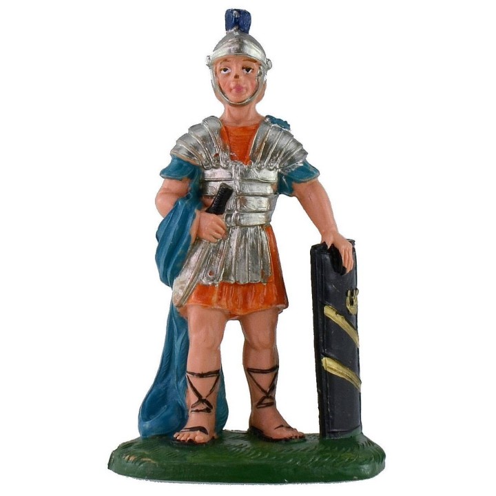 Centurione con spada e scudo cm 8 in pvc