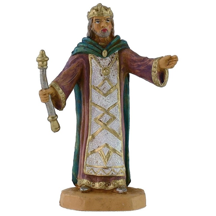 Rey Herodes 10 cm en PVC de lujo
