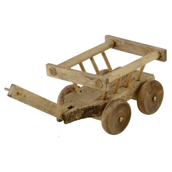 Wooden wagon 11.5x4x4 h