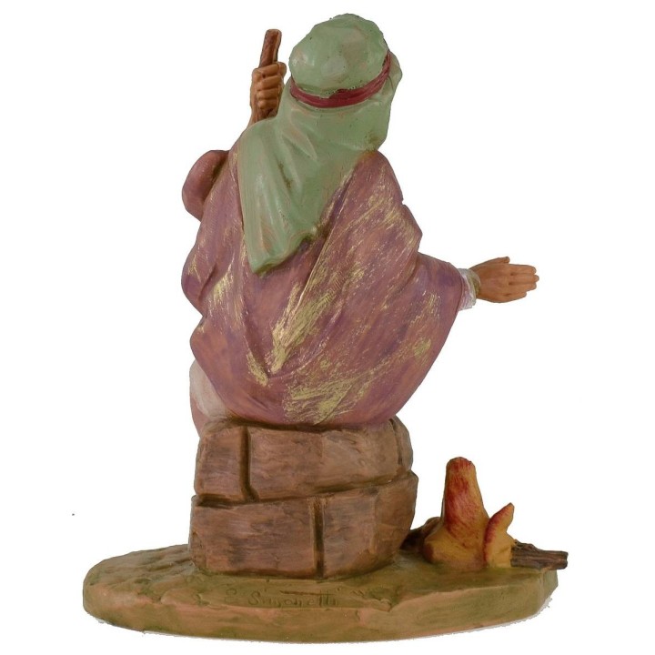 Pastore orientale al fuoco serie 12 cm Fontanini