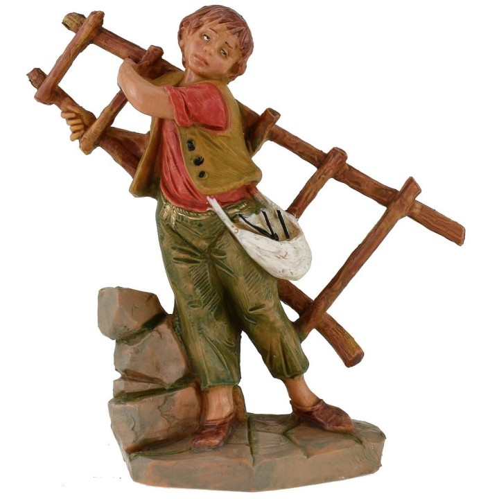 Ragazzo con la scala 12 cm Fontanini