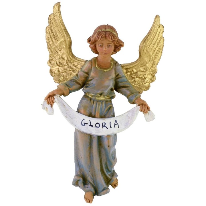 Angelo Gloria azzurro 10 cm Fontanini
