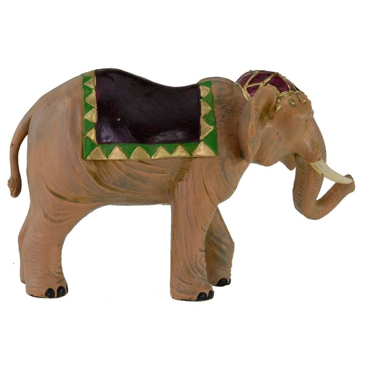 Elephant harnessed for statues 12 cm Fontanini