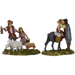 Set de 2 escenas 10 cm Landi Moranduzzo