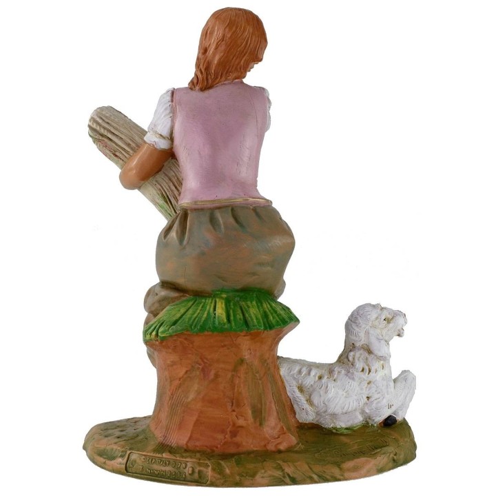 Mujer sentada serie 19 cm Fontanini