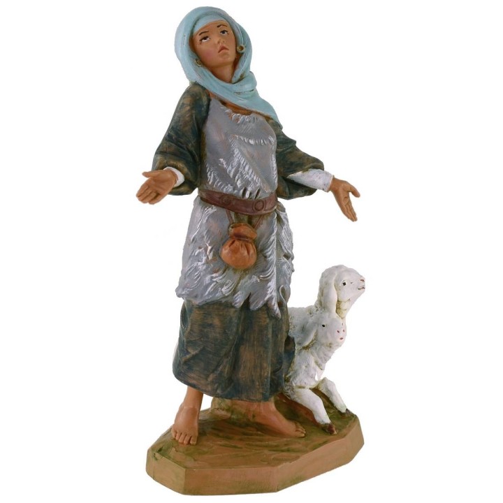 Donna orientale con pecore 19 cm Fontanini