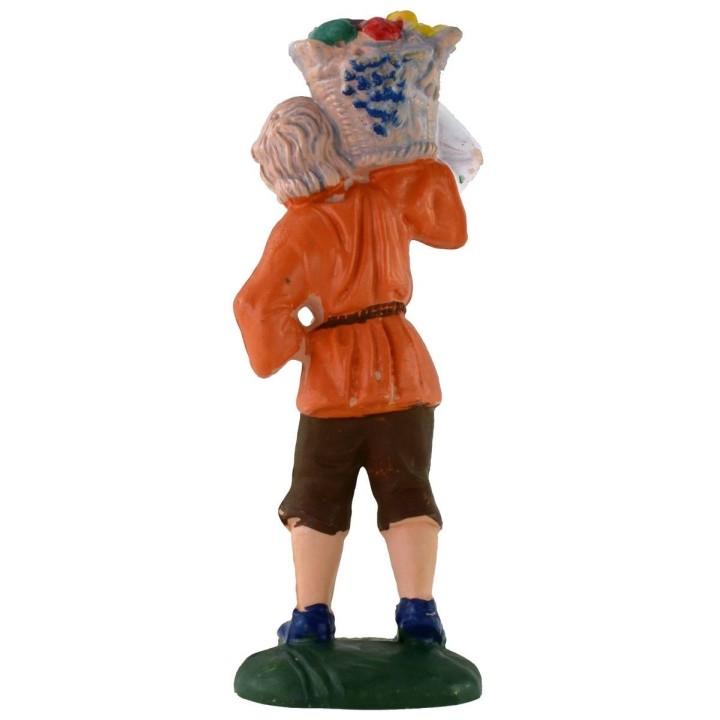 Hombre con cesta cm 10