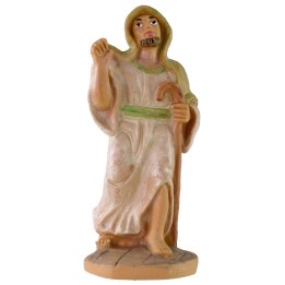 Pastor oriental caminando con bastón lux 10 cm en pvc