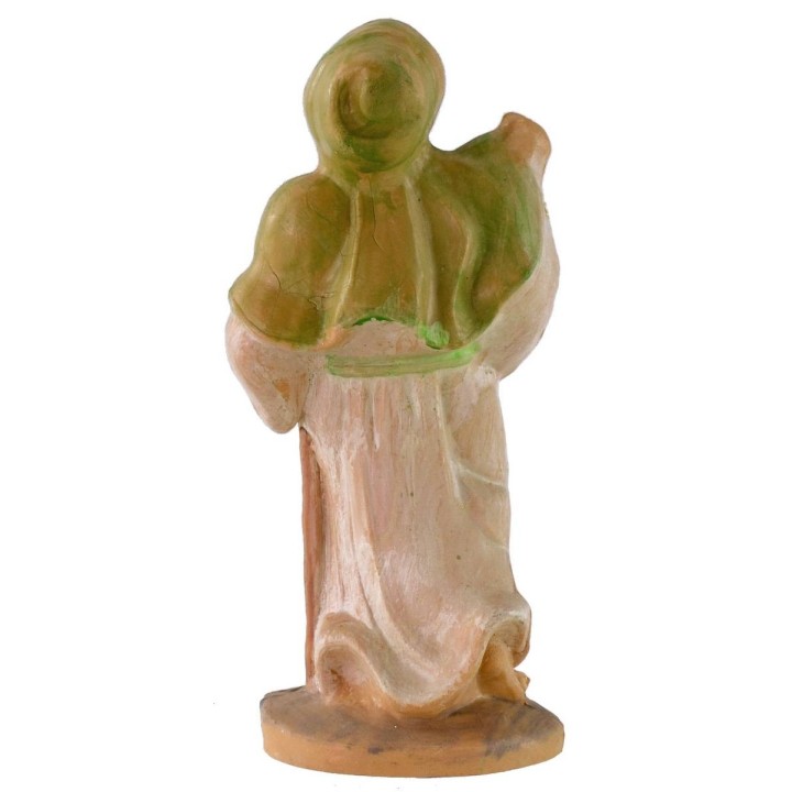 Pastore orientale in cammino con bastone lux 10 cm in pvc