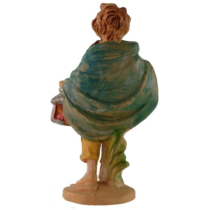 Joven con linterna lux 10 cm en PVC