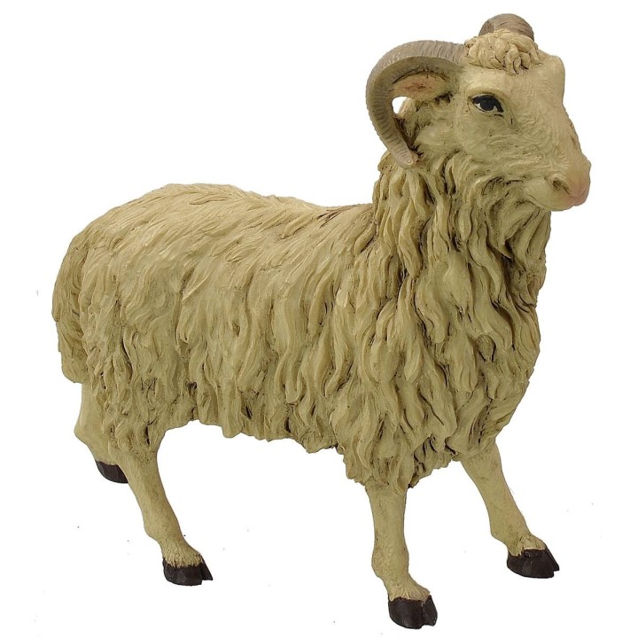 Ram with high head Pigini for statues 30 cm