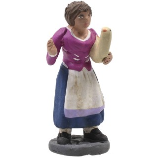 Mujer con ganso 10 cm