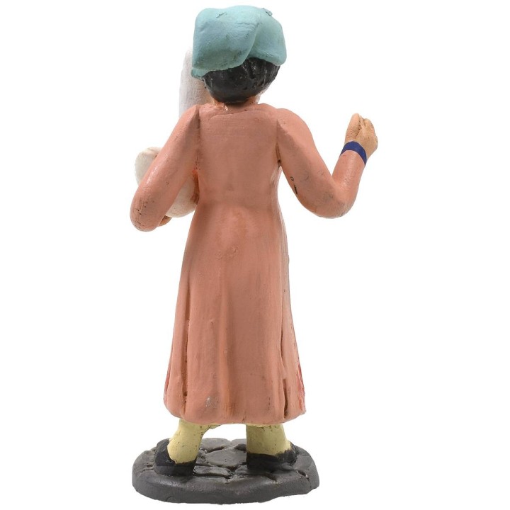 Campesina con ganso 10 cm
