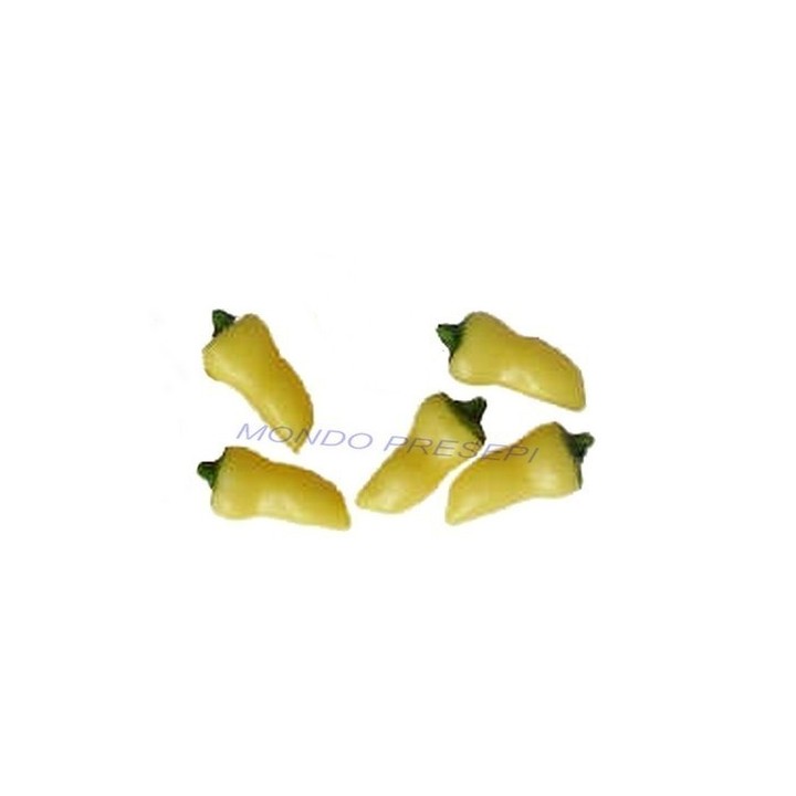 Set 5 peperoni gialli
