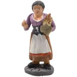 Woman with bread 10 cm