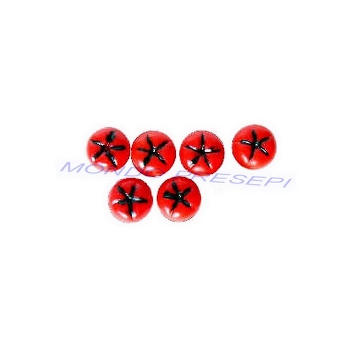 Juego de 6 piezas de tomates