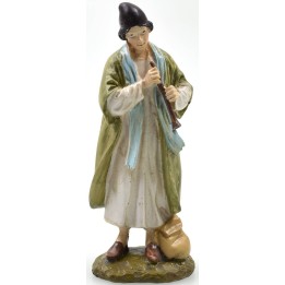 Pifferaio orientale in resina dipinta 12 cm serie economica