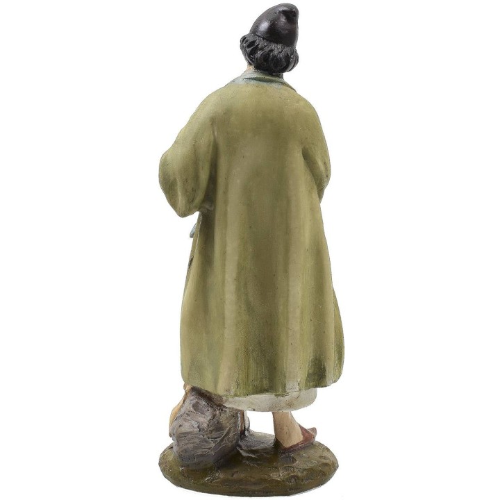 Pifferaio orientale in resina dipinta 12 cm serie economica