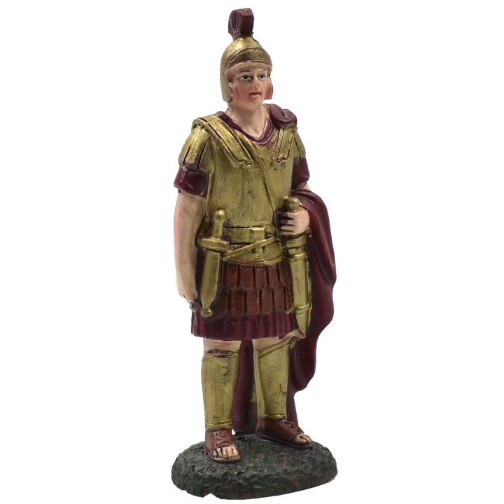 Centurión con espada en resina pintada 12 cm serie económica