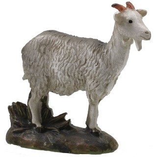 Capra in resina dipinta per statue 10 cm serie economica Landi