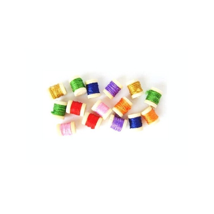 Juego de 6 ovillos en colores surtidos
