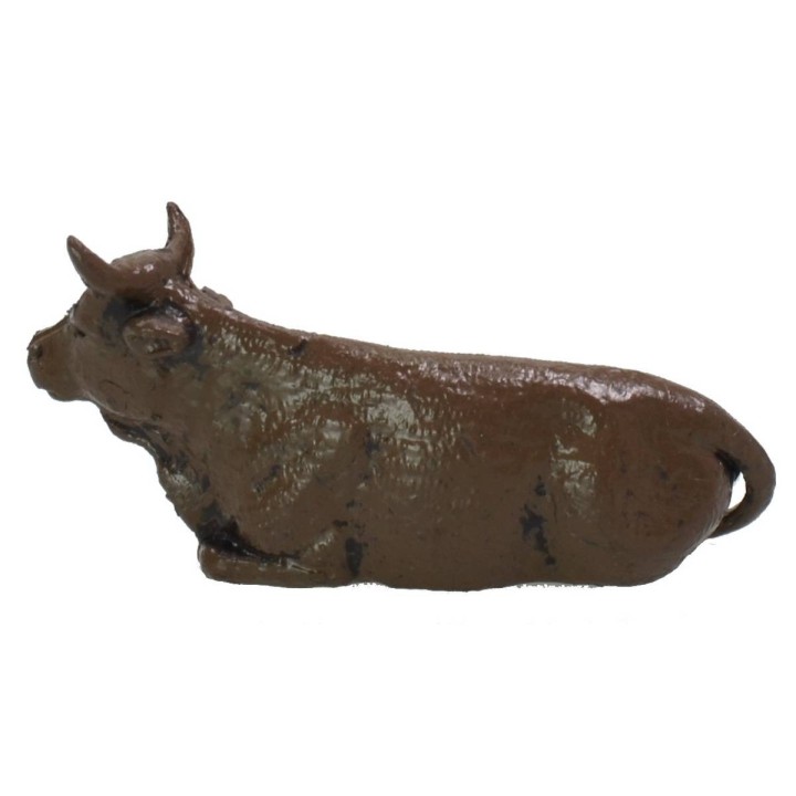 Seated ox for statues 6 cm Landi Moranduzzo