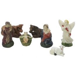 Set Natividad 3 cm 7 sujetos para belén