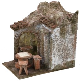 Vineria con dehor cm 12,5x8,5x12,5 h per statue da 6 cm